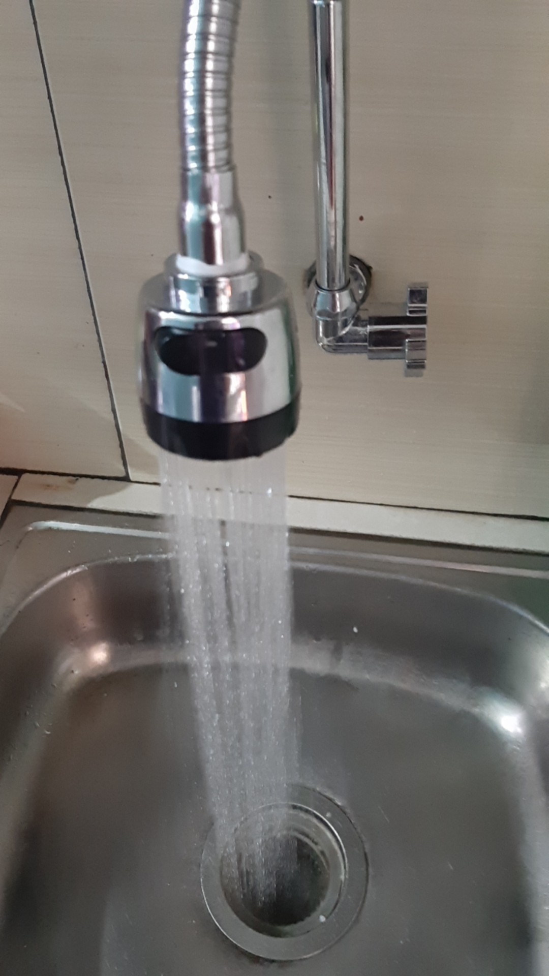 Kran Angsa Flexibel Besi Kuping Kepala Kecil Bagus - Kran Angsa Tembok Murah - Kran Bak Cuci Piring