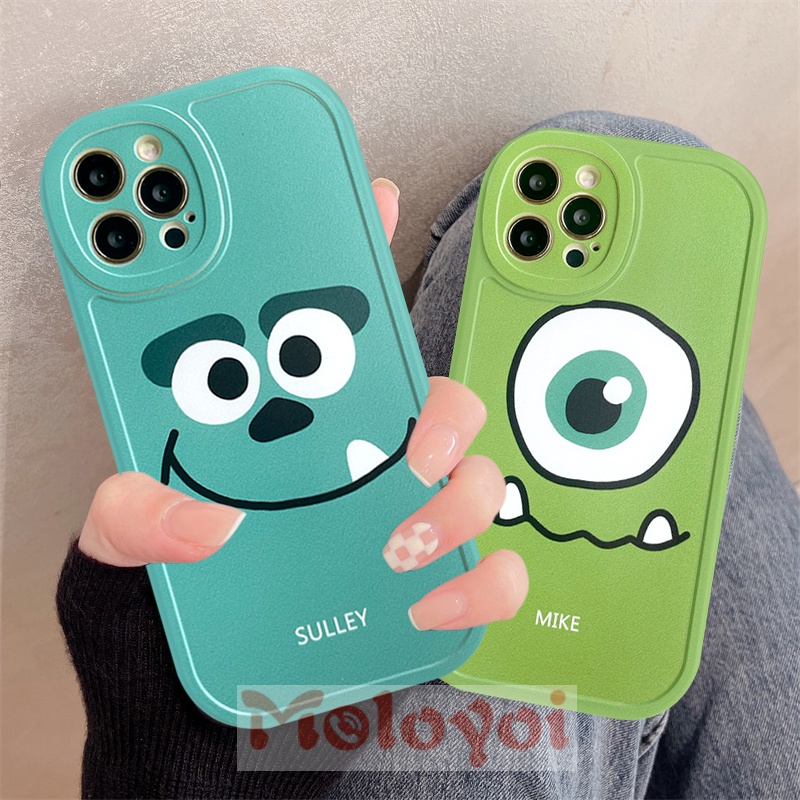 Soft Case TPU Motif Monster Mata Besar Untuk iPhone 7Plus XR 8plus 12 13 11Pro MAX 8 7 6 6S X XS MAX SE 2020