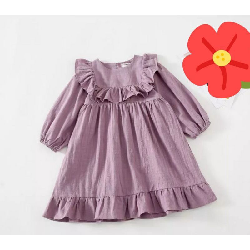 dres tunik anak bahan katun
