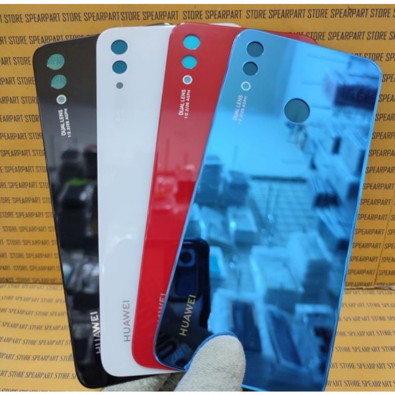 BACKDOOR BACKCOVER KESING CASING HOUSING TUTUP BELAKANG HUAWEI NOVA 3i BAHAN KACA ORIGINAL