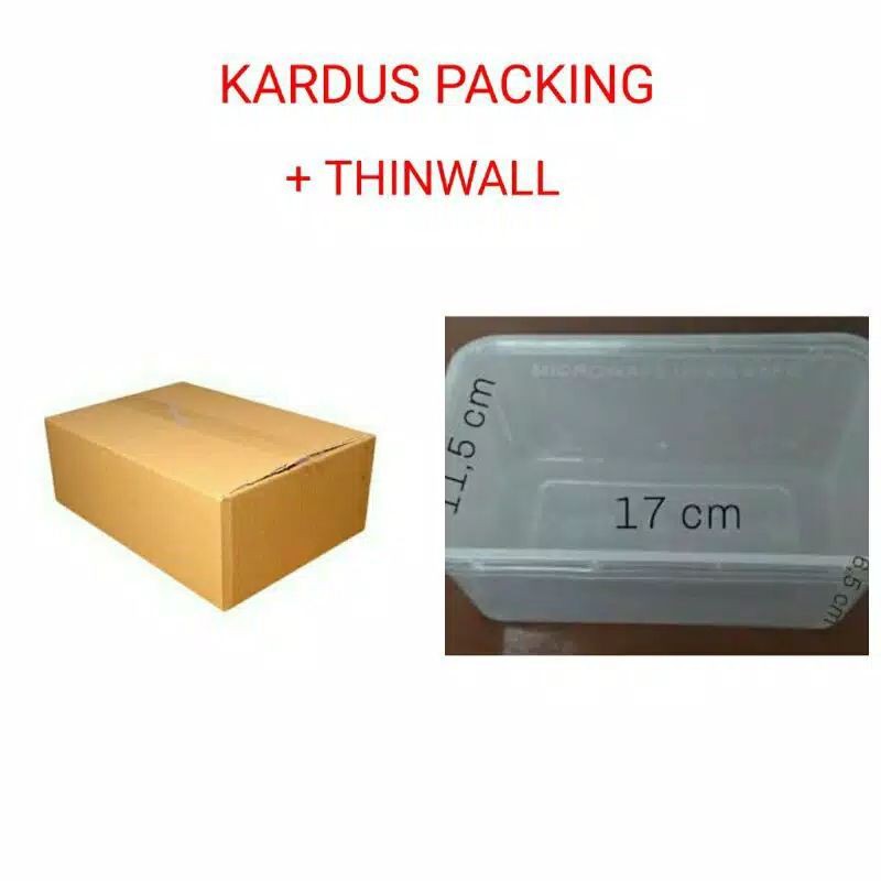 

Kardus packing dan thinwall untuk tanaman bibit,mohon di checkout untuk packing tanaman anda