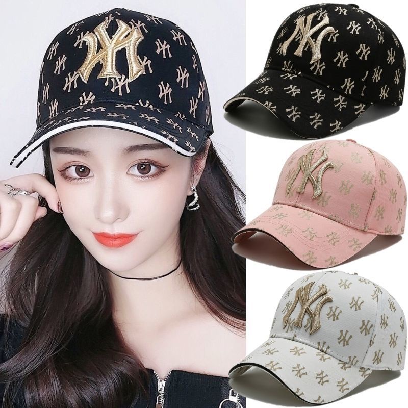 Topi baseball FASHION NEW YORK MLB pria wanita import