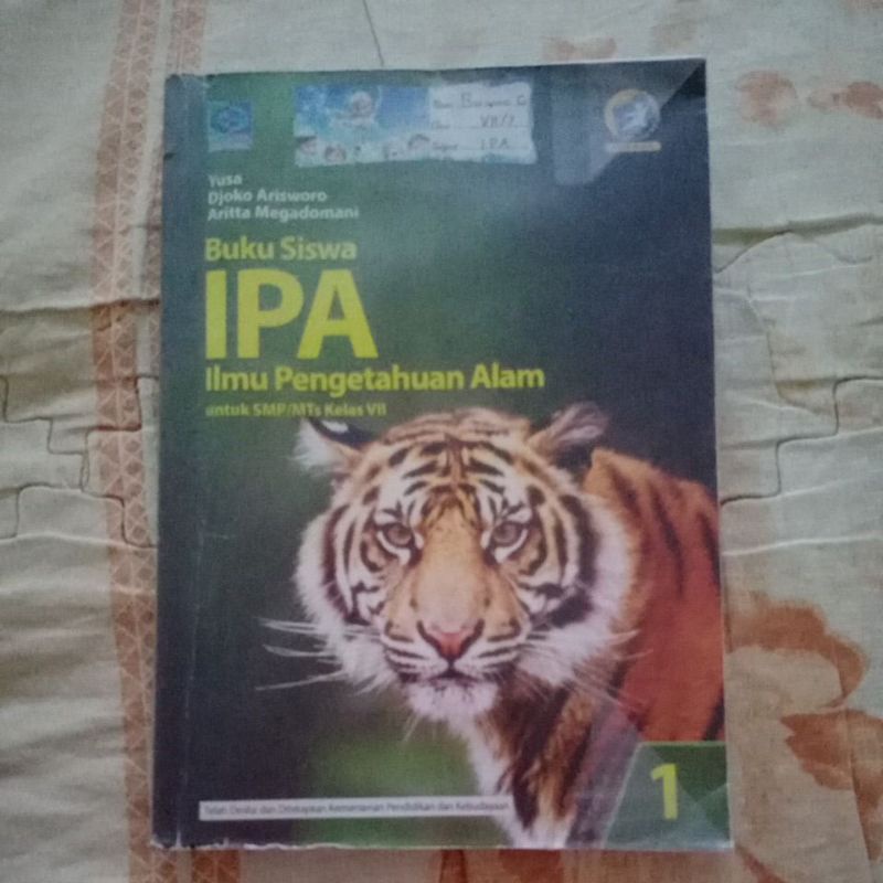 Buku siswa IPA | SMP / MTS Kelas 7 Grafindo media Pratama Second