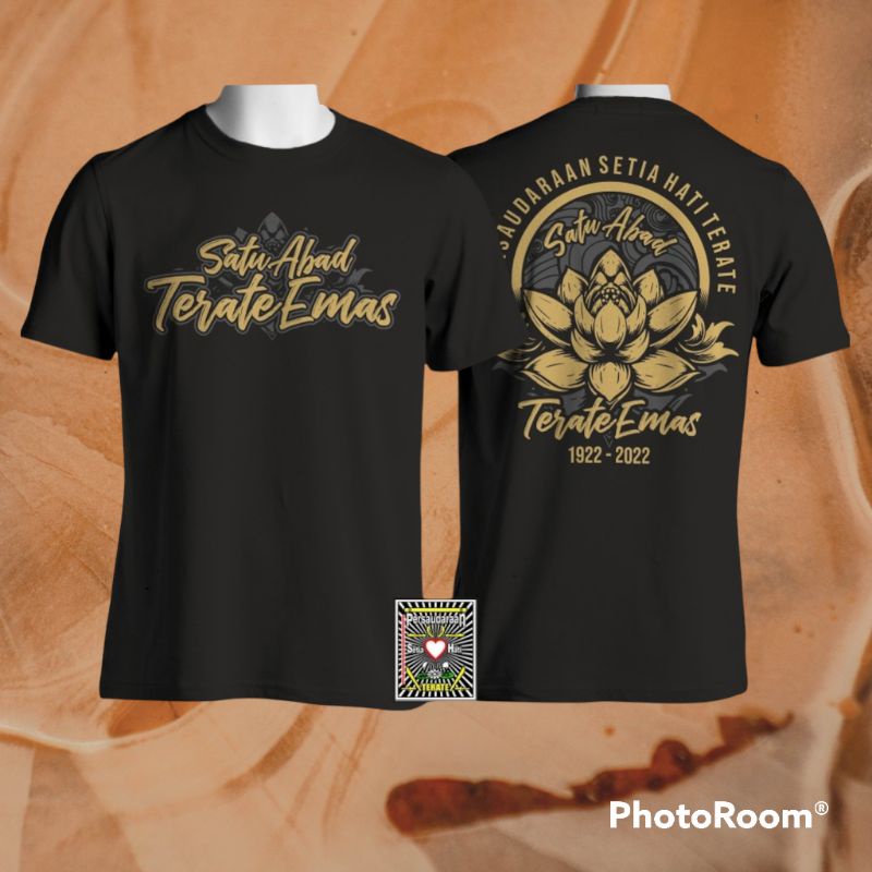 Kaos psht terate emas 1abad