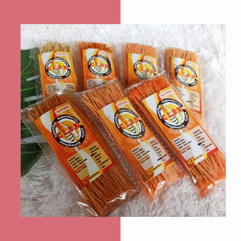 

MIE LIDI KEMASAN 40GRAM 7 VARIAN RASA / MIE LIDI CLBK