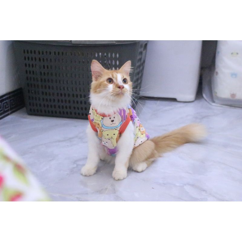 Baju kucing rumahan tsum tsum lucu / baju kucing dan anjing murah size S M L XL