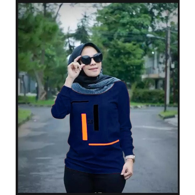 Cardigan Kekinian Crop Long Green Muslimah Batwing A5W2 Airflow Kotak Kotak V Tebal Loose Brown Halu