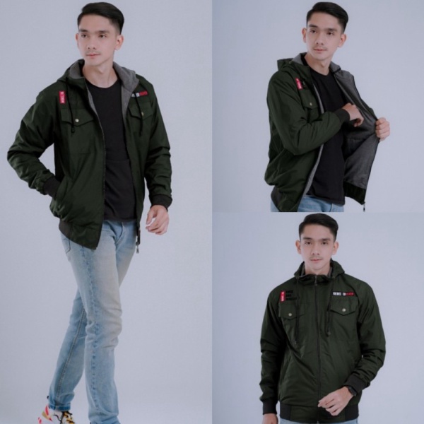 Outerwear Pria JAKET PRIA JAKET PARKA JAKET SEMI PARKA ORIGINAL - SANDANGMAS MULYA - Parka Army M