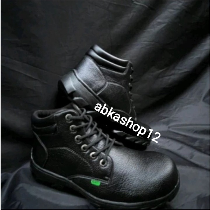 Sepatu Safety Boots sepatu kerja pabrik lapangan kitchen, pabrik, SPBU Terlaris Septi Savety Boots Terbaru