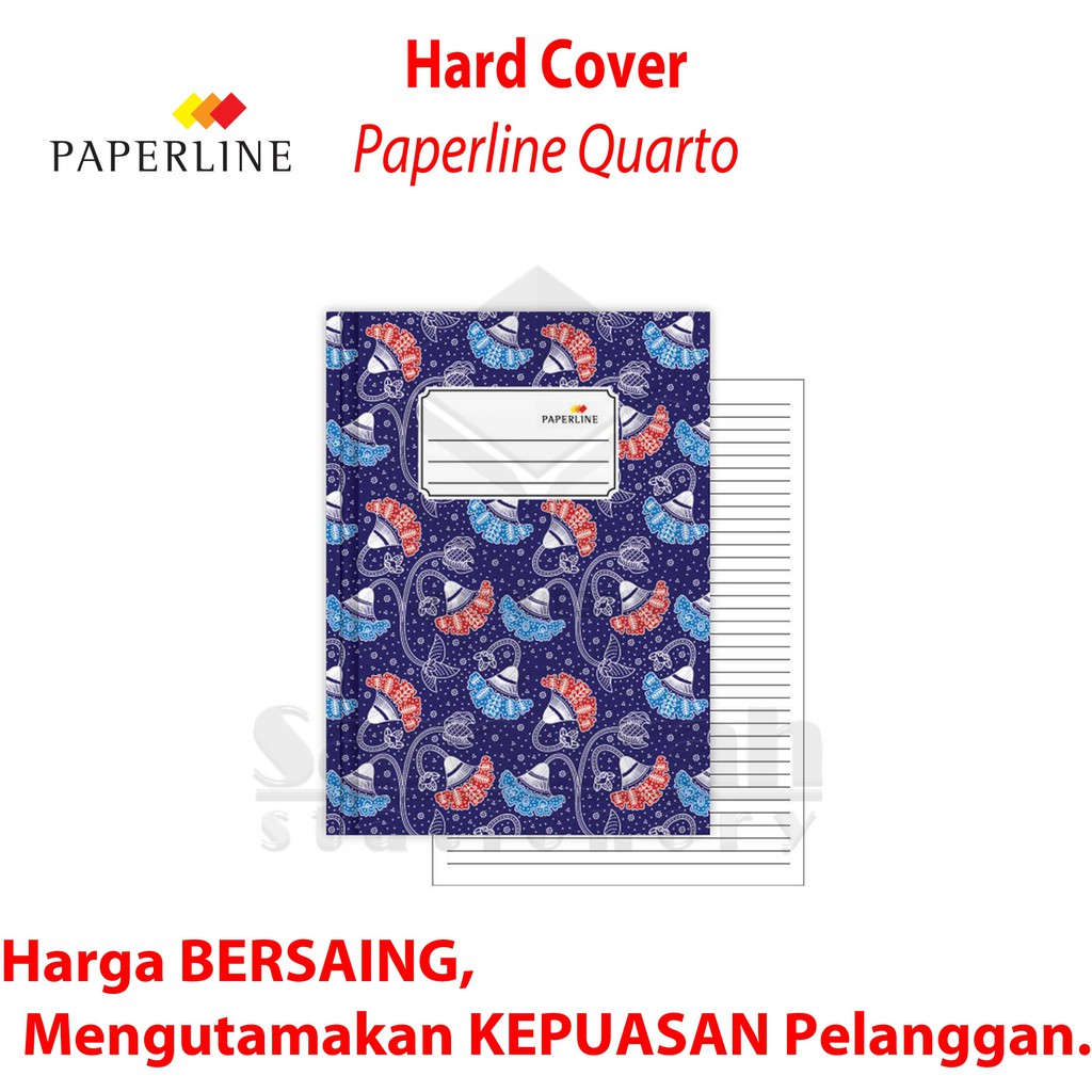 Buku Hard Cover Paperline Quarto isi 200 lembar / Buku Akutansi Laporan Kuarto / Kwarto PPL 200 Lbr-2