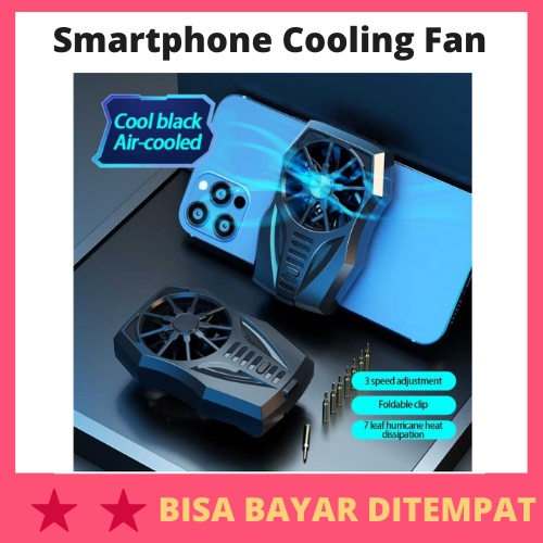 Smartphone Cooling Fan Kipas Heat Sink Rechargeable / Fan Fun Cooling Coling Cooler Coller Cooller F