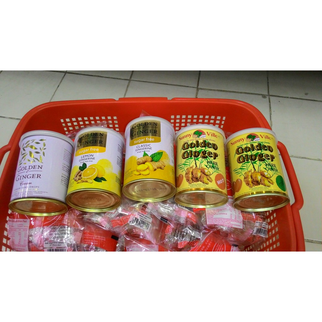 

Permen jahe premium Goldeng ginger aneka rasa