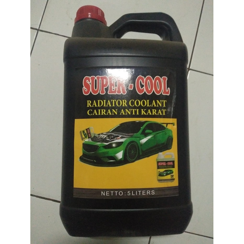 Jual Air Radiator Coolant Warna Merah Super Cool 5 Liter Galon - Cbm ...