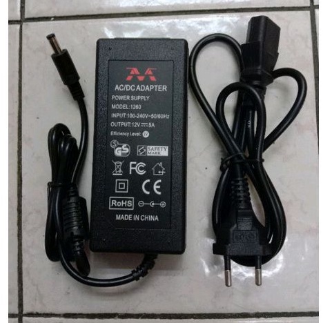 AC DC adaptor charger speaker portable 12 volt 5 amper