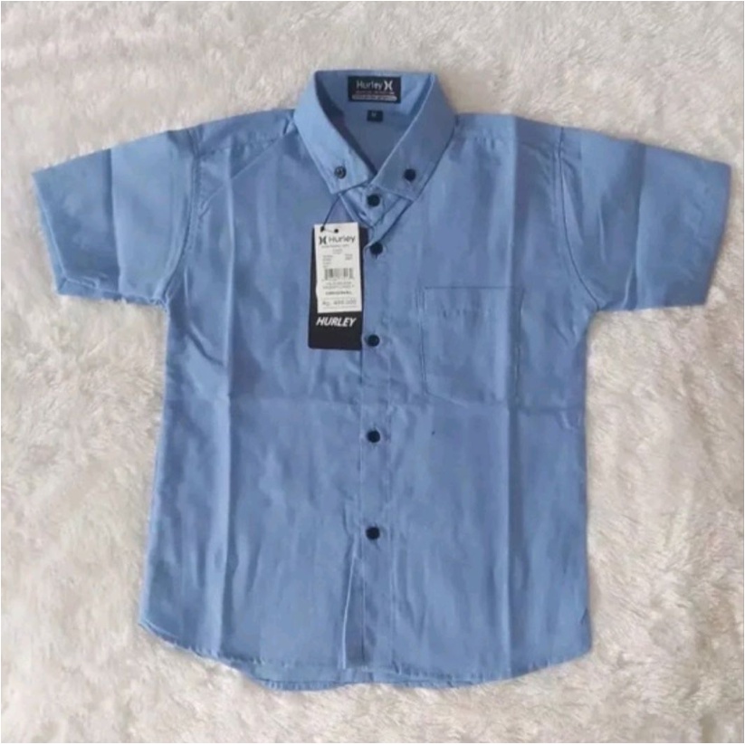 Kemeja Anak Fashion Remaja Oxford Distro Premium 1-10 Tahun