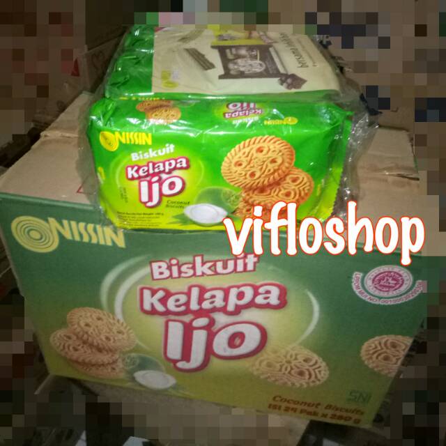 Kardusan Eceran Biskuit Nissin Kelapa Ijo Kemasan Gram Shopee Indonesia