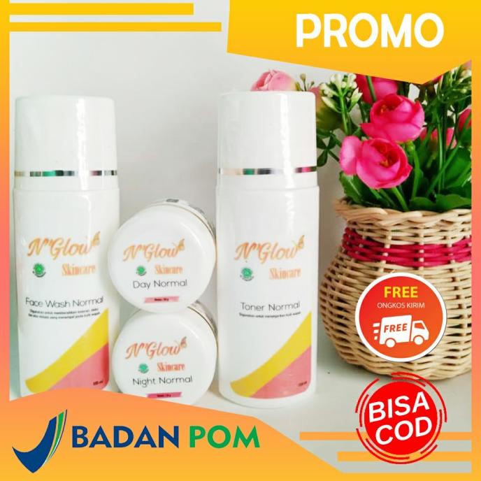 N glow Skincare ACNE & NORMAL Original BPOM perwatan Kecantika