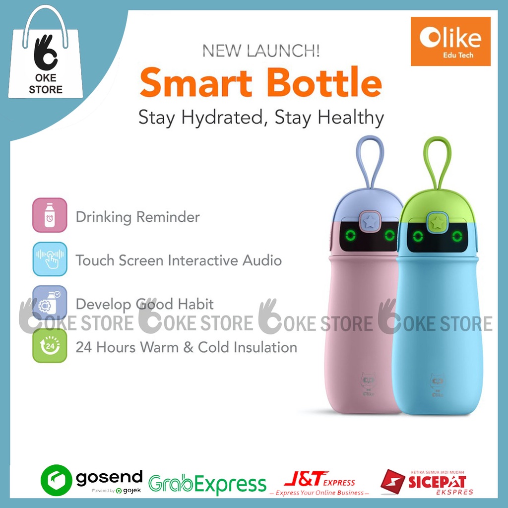 Olike Smart Bottle - Botol Minum Pintar