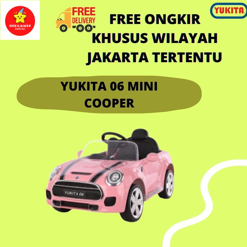 Mobil -Mobilan Aki Anak Yukita 06 Mini Cooper