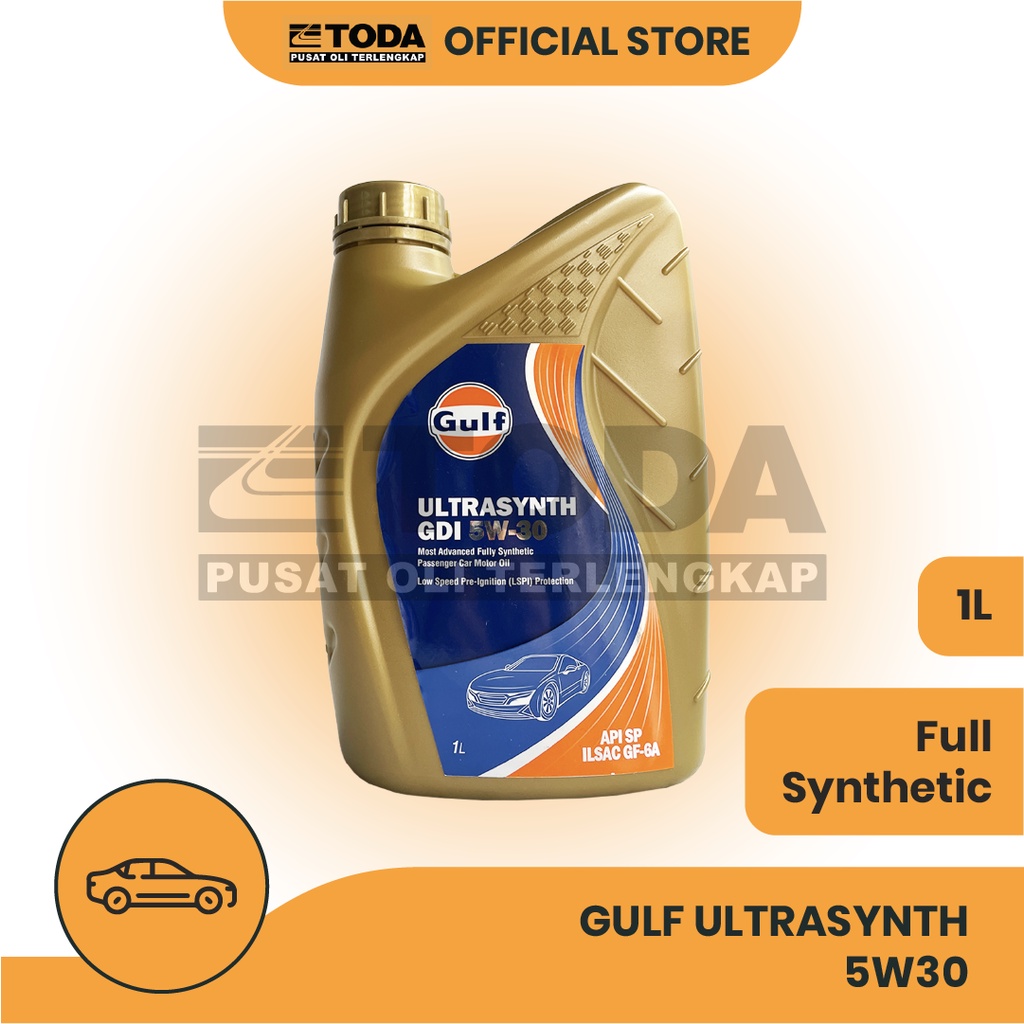 Oli Gulf Ultrasynth GDI 5W30 Full Synthetic 1L Oli Mesin Mobil Original