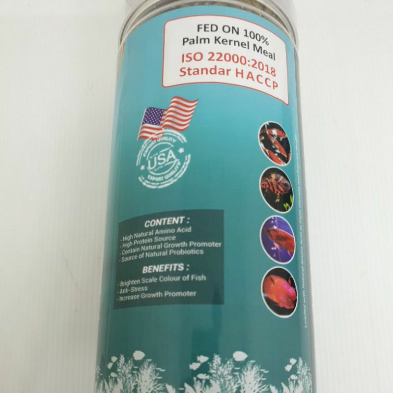 Bio-top Biotop maggot BSF premium/ulat hongkong kering pakan ikan hias