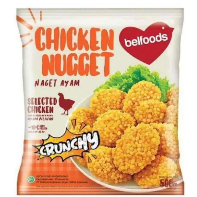 

NUGGET CRUNCHY BELFOODS 500GR