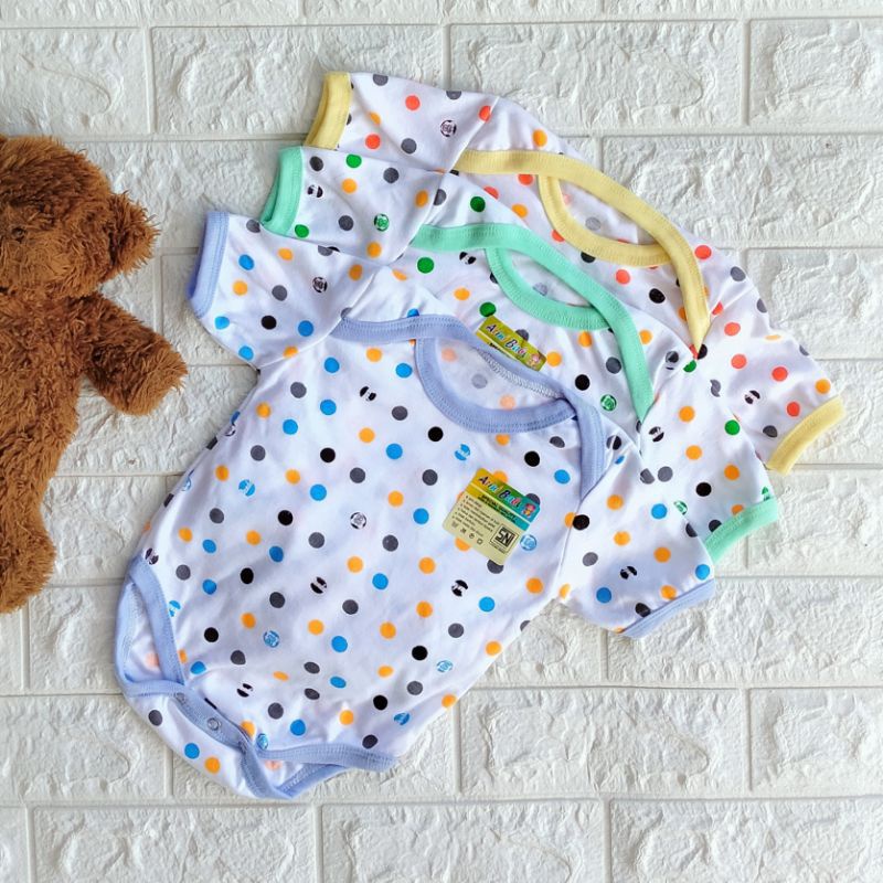 Jumper Polkadot Bayi Baru Lahir SNI Bahan Katun Lembut