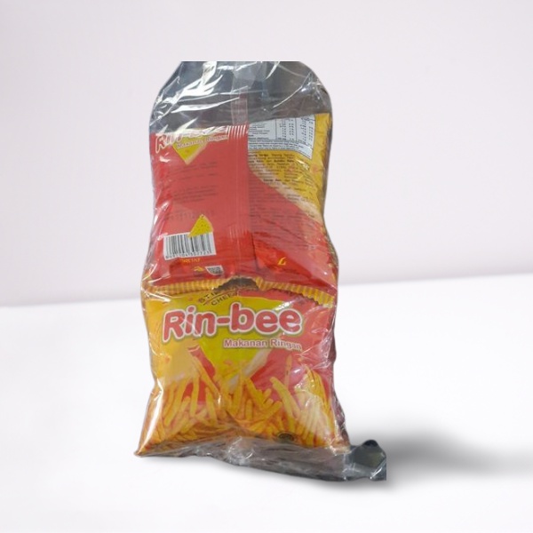 Oishi rin bee Makanan ringan Rin Bee stik rasa keju pack ( isi 20 pcs) cemilan murah dan enak