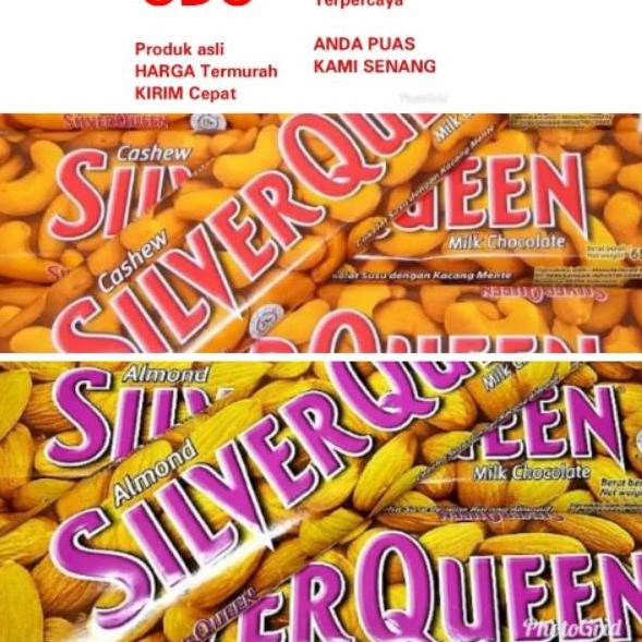 

Terbaruϟday SILVERQUEEN CASHEW / ALMOND 62G yg besar