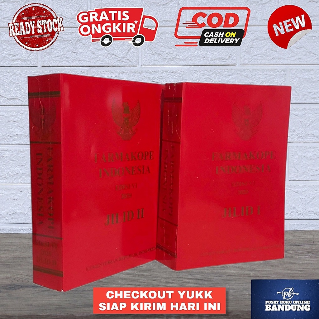 FARMAKOPE INDONESIA EDISI 5 / 6 BUKU 1&2 FARMAKOPE 3 FARMAKOPE 4 FARMAKOPE 5 FARMAKOPE 6 FARMAKOPE