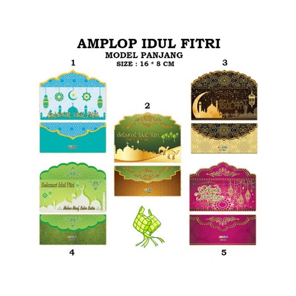 

Dijual Amplop Lebaran Murah Angpao Lebar Idul Fitri Isi 10 Pc BESAR 3425 Diskon