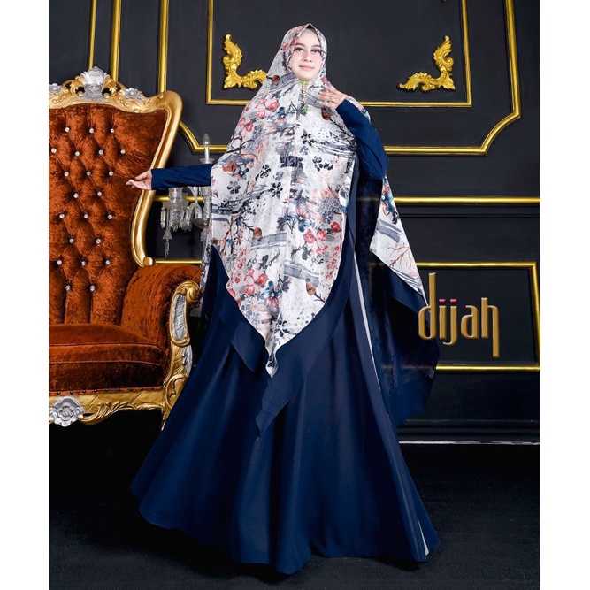 Ready.. Dijah 357 Syari by Dijah Gamis Muslim Original Busui