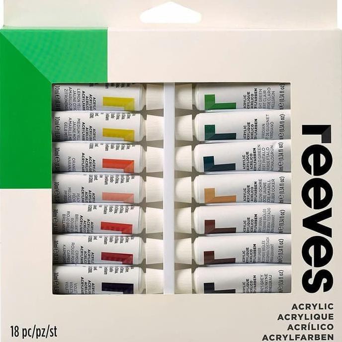 

Best Seller! Reeves Acrylic Paint Set 18 X 10Ml Terpercaya