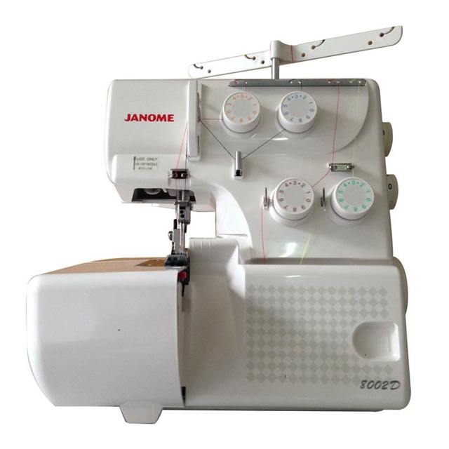 JANOME 8002D Mesin Jahit Obras Neci