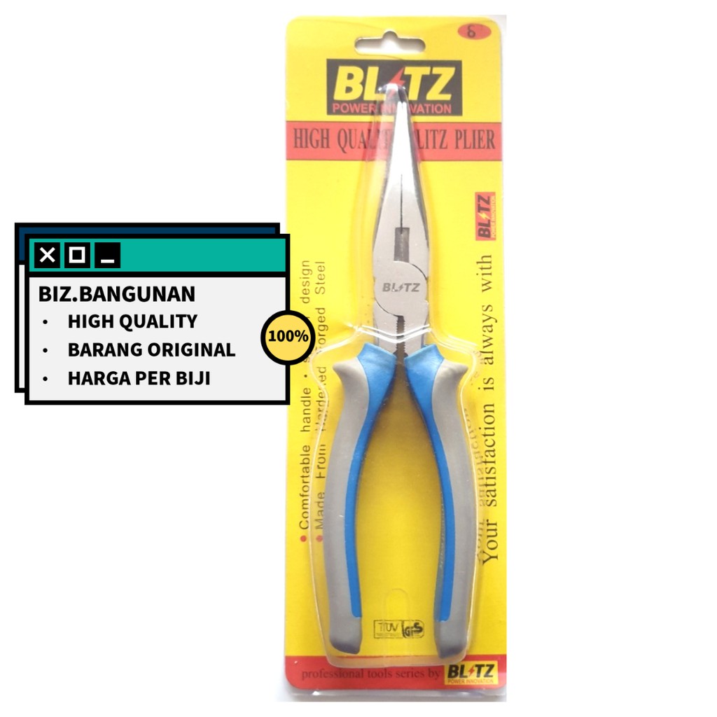 TANG LANCIP BLITZ 6&quot; CHROME - TANG CUCUT PLIER