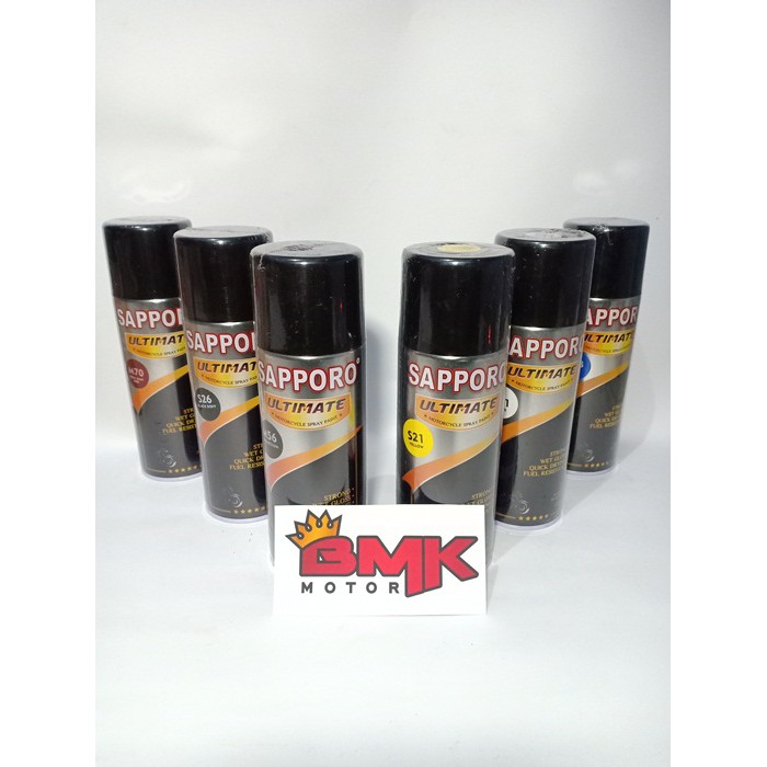 PILOX CAT SAPPORO ULTIMATE HITAM PUTIH MERAH BIRU CLEAR