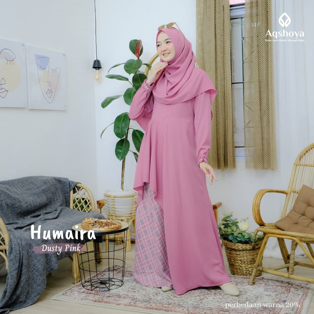 GAMIS HUMAIRA SET BY AQSHOYA HIJAB