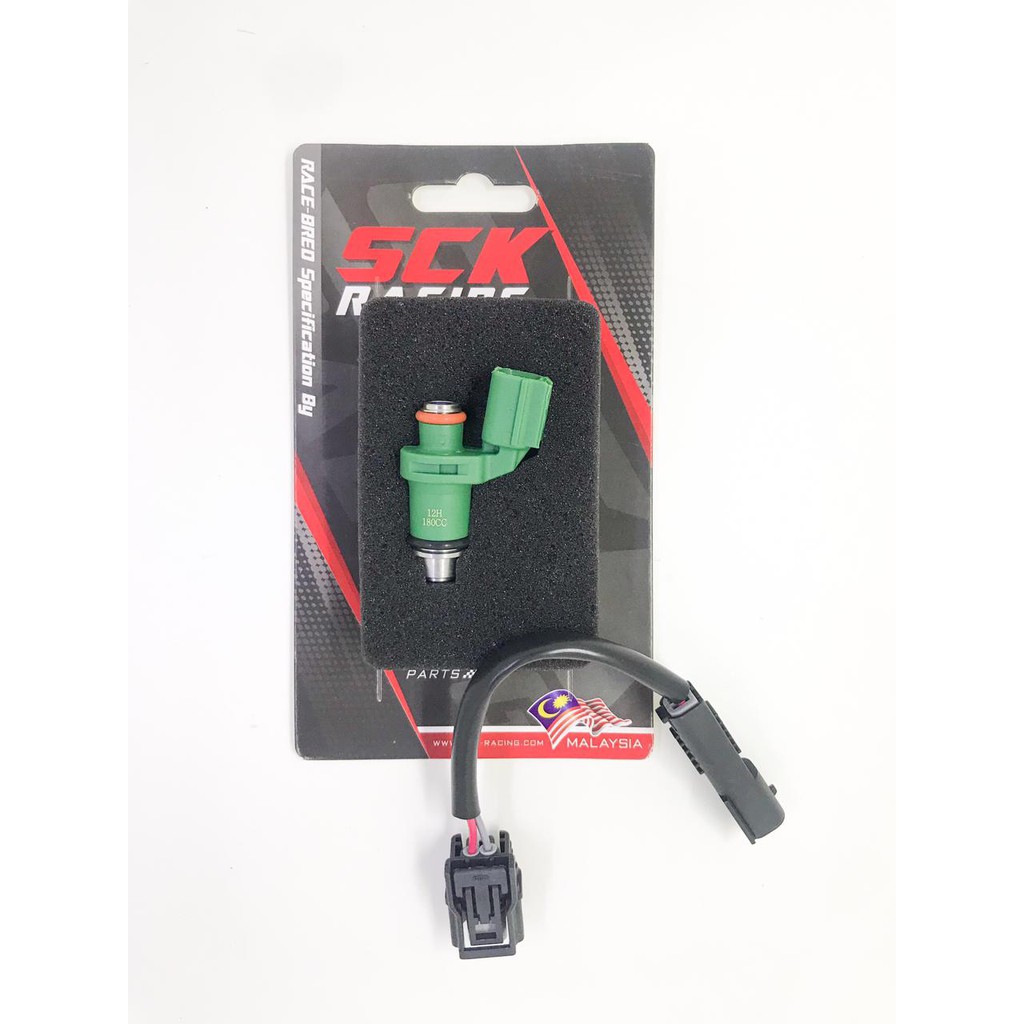FUEL INJECTOR 12 HOLES180cCMX KING, AEROX,NMAX VESPAMET Y15 SCK RACING