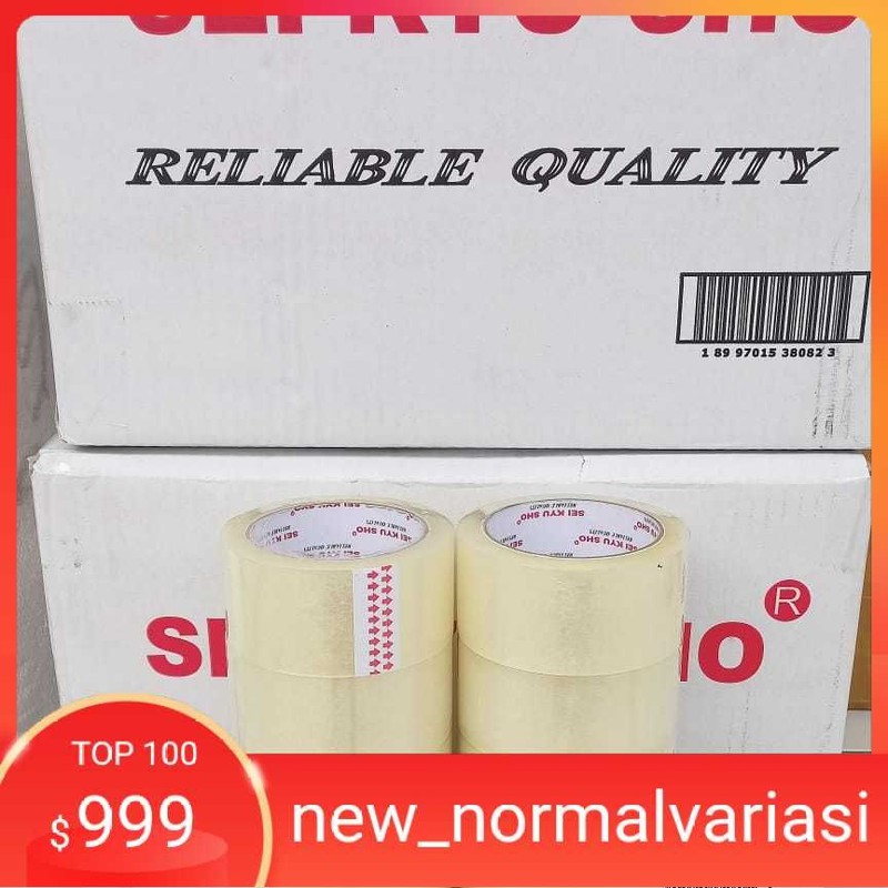 

Lakban Isolasi Bening 72 Roll/48mm/mc-38