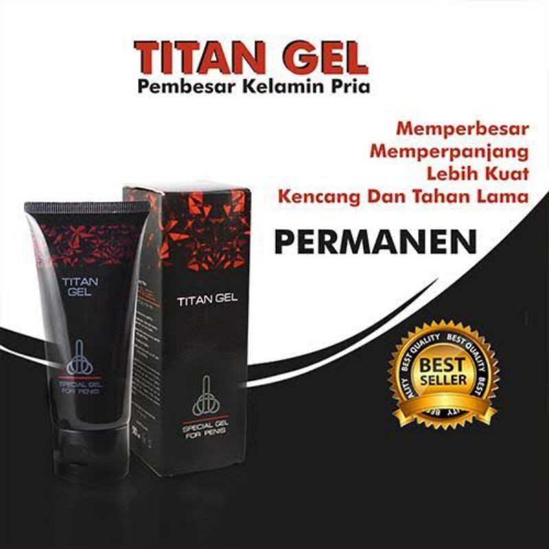 TERBARU SELLER COD - Titan GeLL-Black-Read( Kuat-Asli ) Resmi HerbaL Obatt Pembesar Alat Vit-aL pria