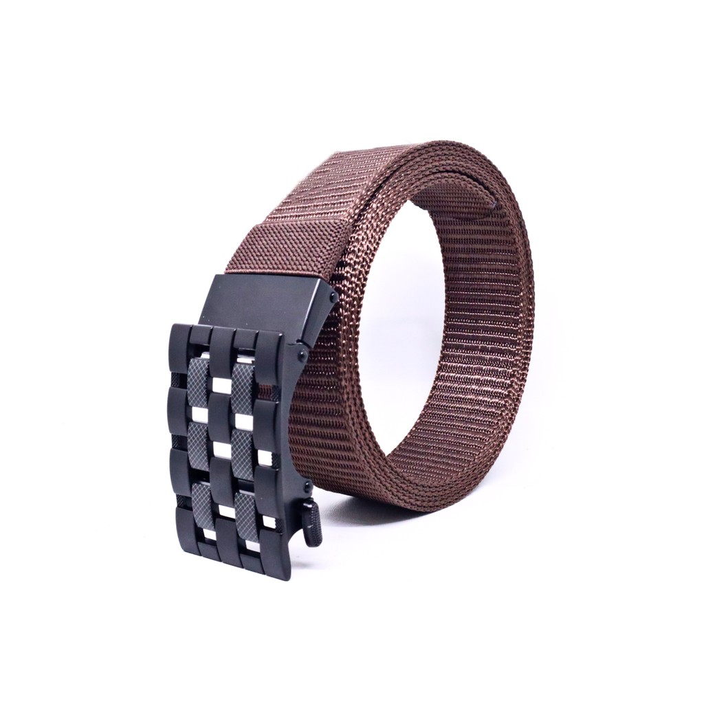 IKAT PINGGANG PRIA TACTICAL KANVAS KEPALA BESI / GESPER PRIA KANVAS -MC-NC-3