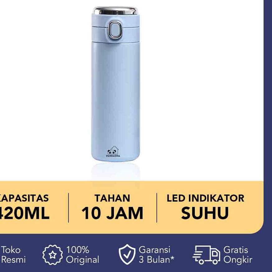 Trend Pandaoma Termos Air Panas 420ml Vacuum Flask Botol Tumbler suhu