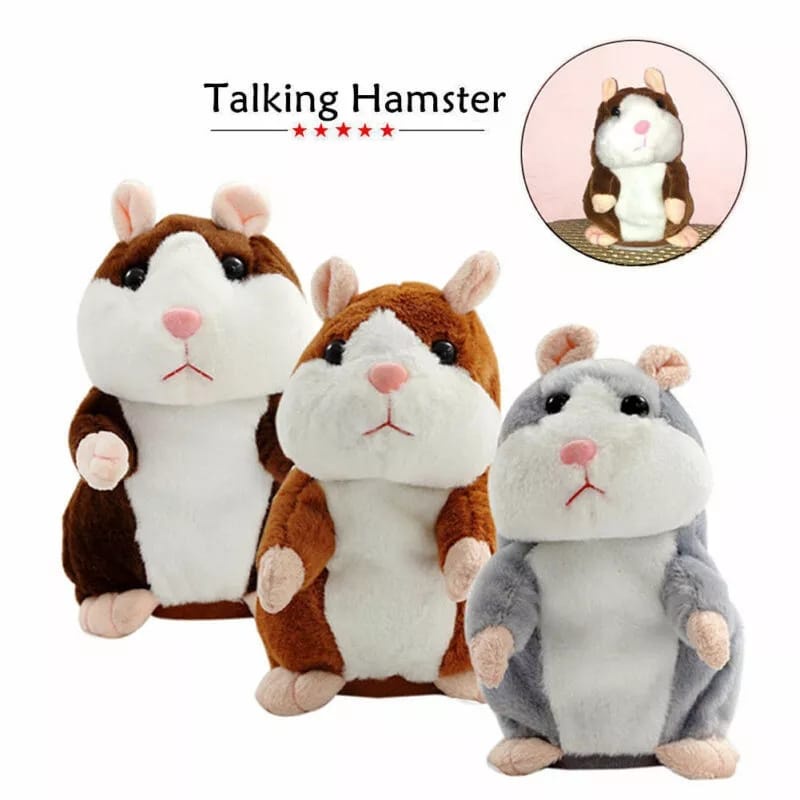 BONEKA HAMSTER BISA BICARA TALKING HAMSTER