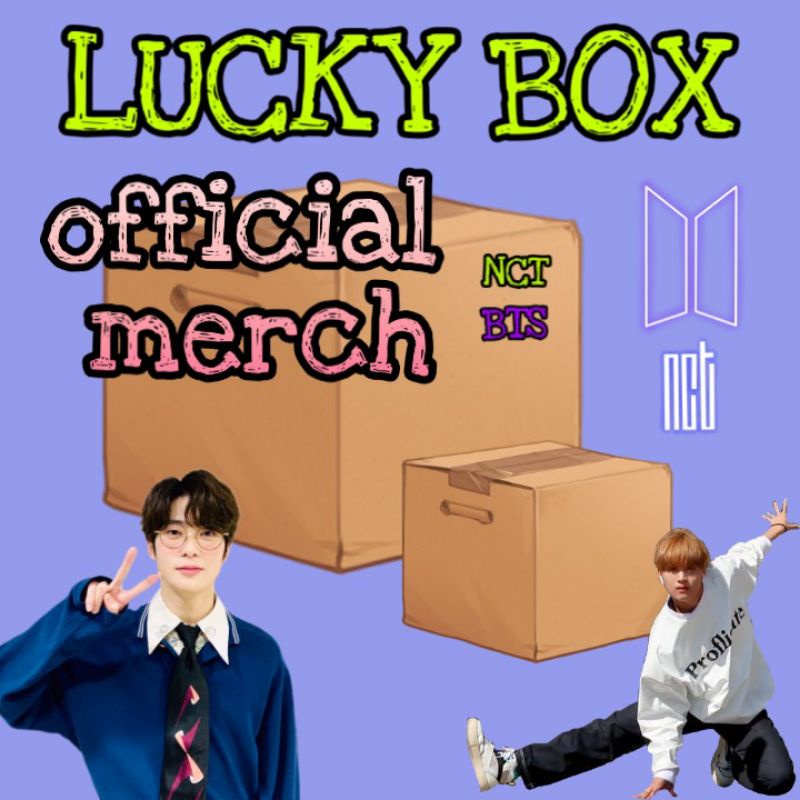 lucky box official photocard nct bts merch kpop