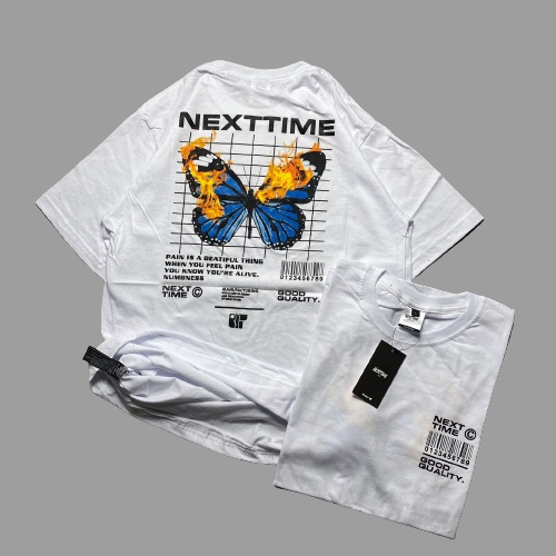 BAJU DISTRO SEVENKEY GAMBAR KUPU KUPU / KAOS DISTRO MURAH / KAOS ERIGO / SCREAMOUS / BAJU BERAK / T-