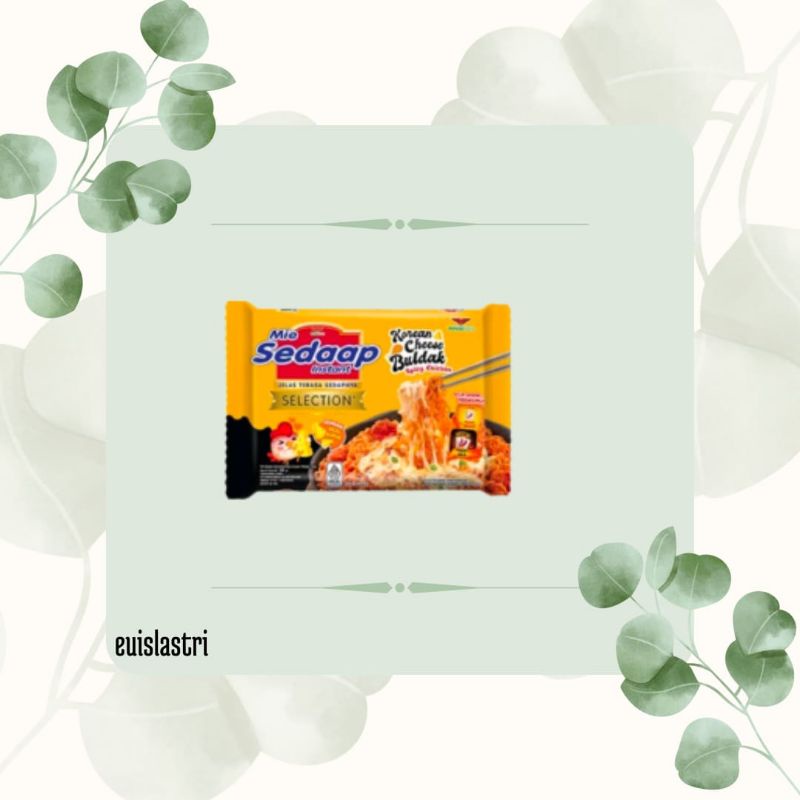 MIE SEDAAP KOREAN CHEESE BULDAK MIE INSTAN GORENG 86GR