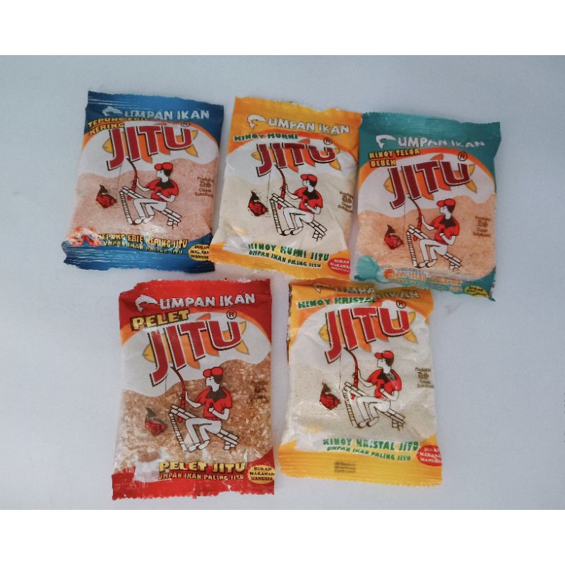 UMPAN IKAN JITU pelet jitu lengkap 3 pc umpan jitu 3 bungkus umpan jitutiga bungkus umpan jitu