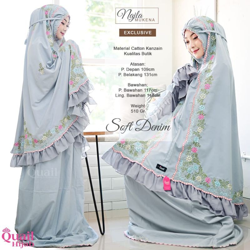 NAJLA MUKENA EXCLUSIVE BY QUAIL HIJAB