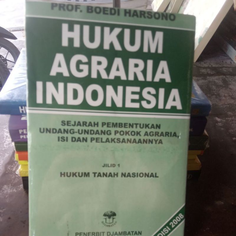 

buku Hukum Agraria Indonesia by Boedi Harsono