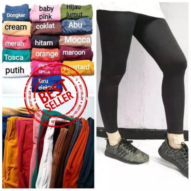 HARGA PROMO LEGGING PANJANG SESUAI FOTO PREMIUM LEGING DALAMAN GAMIS